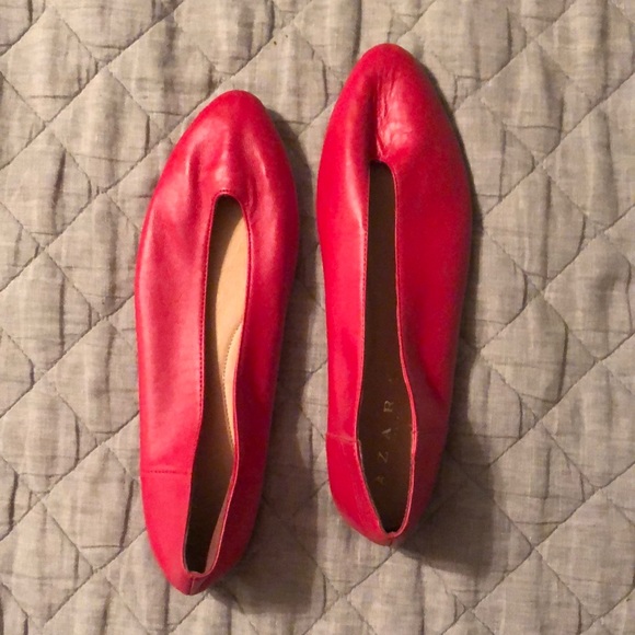 Zara Shoes - Red flats by Zara trafaluc size 39 new without tags